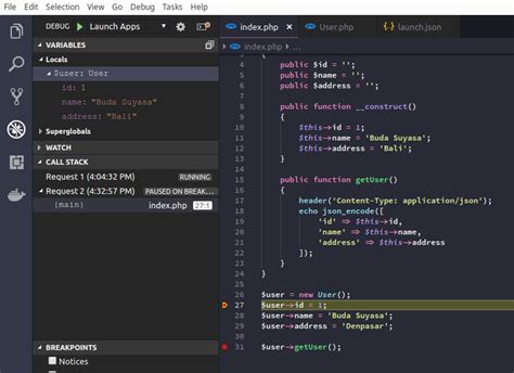 Image result for Visual Studio PHP Debugging