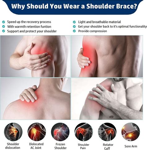 Buy Shoulder Brace with Pressure Pad Light and Breathable Neoprene ...