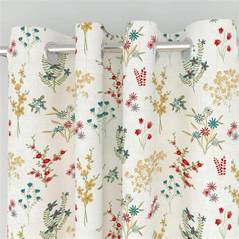 Buy My Room Set of 2 Printed Semi-Blackout Door Curtains from Home ...