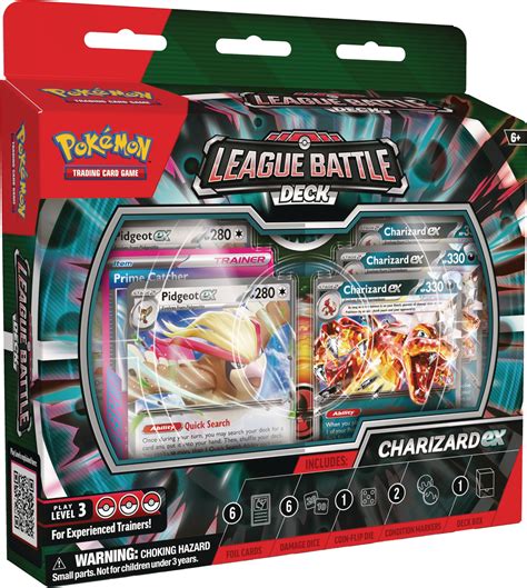 Pokemon TCG: Charizard ex League Battle Deck : Amazon.com.mx: Juguetes ...