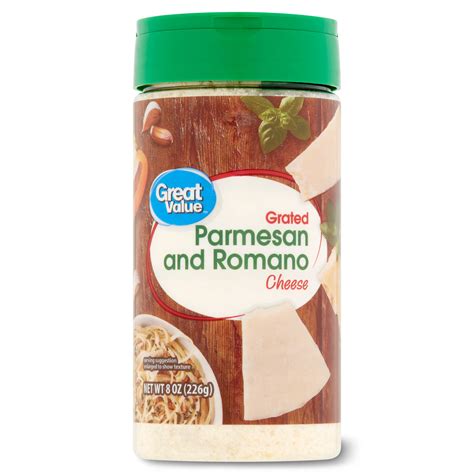 Great Value Grated Parmesan and Romano Cheese, 8 oz - Beauty Suppliers ...