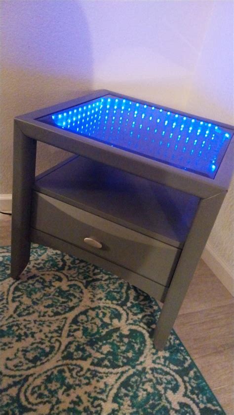 Image result for Infinity Mirror Table DIY