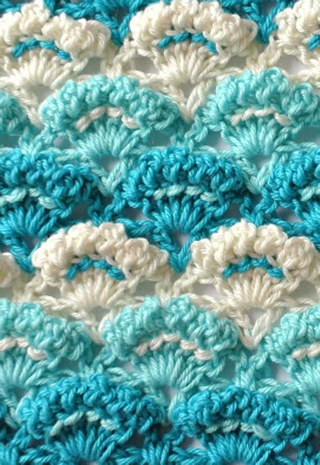 Image result for Shell Textured Crochet Stitch Pattern