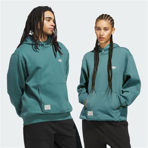 adidas Shmoofoil Heavyweight Hoodie - Green | Free Shipping with adiClub