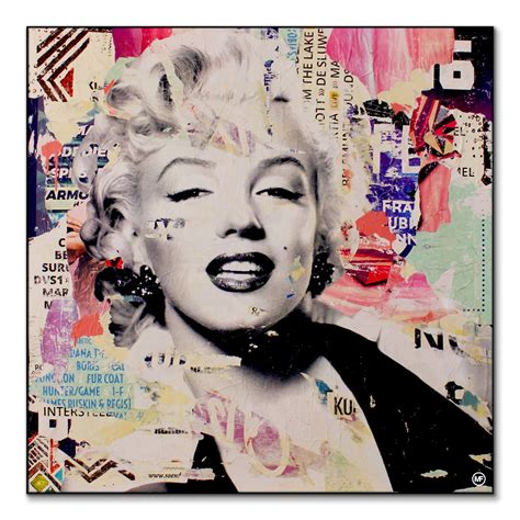 Marilyn Monroe Collage By Why Did Andy Warhol Paint Marilyn Monroe?