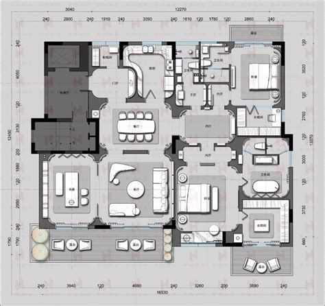 格拉斯小镇-别墅-500平米-装修设计 - 家居装修知识网