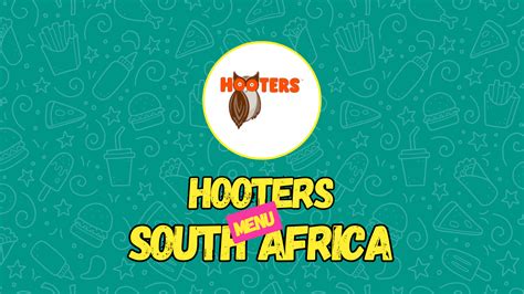 Hooters Restaurant Menu With Prices 2026 in South Africa