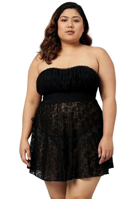 Buy ZeroKaata Off Shoulder Baby Doll Night Dress Sexy Bridal Nighty for ...