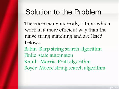 Image result for The Naïve String Matching Problem