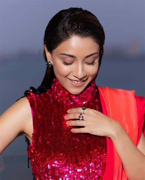 Amrita Puri in Tasha Top with Ombré Masai Godet Sari – 431-88