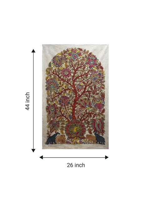 Tree of Life: Jungle Kalamkari Painting | Indian Heritage art