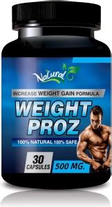NATURAL Weight Proz Tablet Weight Gain Product Muscles Gainer Protein ...