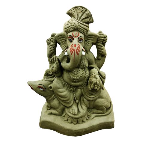 Buy SHOPMEFAST Eco Friendly Ganpati Murti Biodegradable Ganesha Mati ...