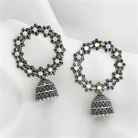 Oxidized Earrings – Fahrya