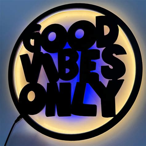 Good Vibes LED Wall Décor Light - Brighten Any Space