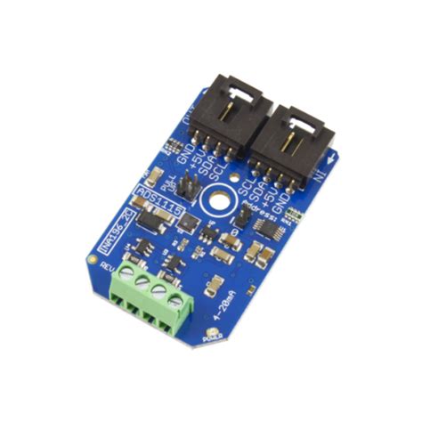 2-Channel 4-20 mA Current Loop Receiver 16-Bit ADS1115 I2C Mini Module ...