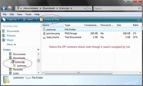 Zip File Compressed to File Folder 的图像结果