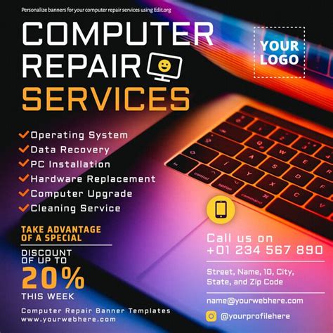 Free Computer Repair Flyer Templates