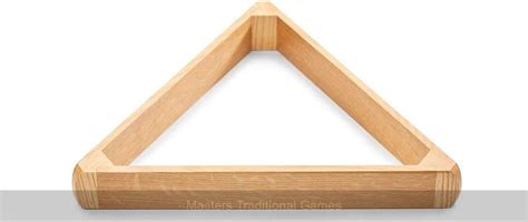 Peradon 15 Ball Pool/Snooker Triangle - Oak - for 2 India | Ubuy