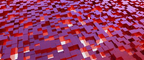 Download wallpaper 2560x1080 cubes, structure, 3d, red dual wide 1080p ...