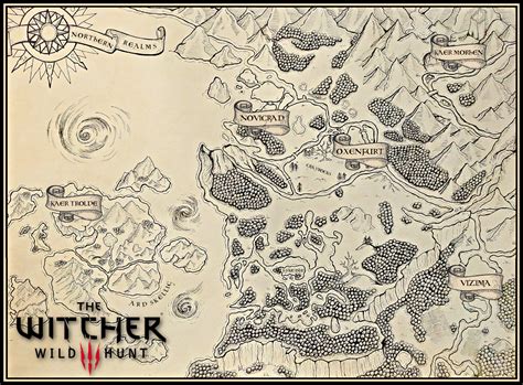 ArtStation - Northern Realm - The Witcher III Day On Edition's Map Fan Art (2022)