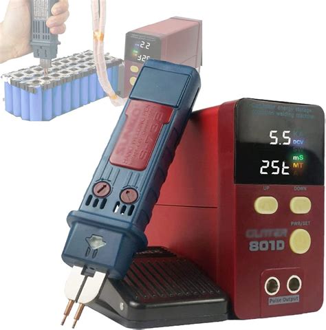 ZUKETANG DIY Portable Mini Battery Spot Welder, Battery Spot Welder Kit,100~240V Battery Spot ...