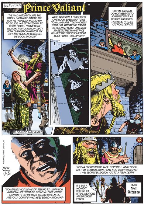 Prince Valiant Comic Strip 2024-04-14 | Comics Kingdom