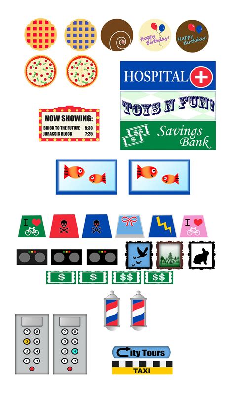 LEGO Stickers for Cool City