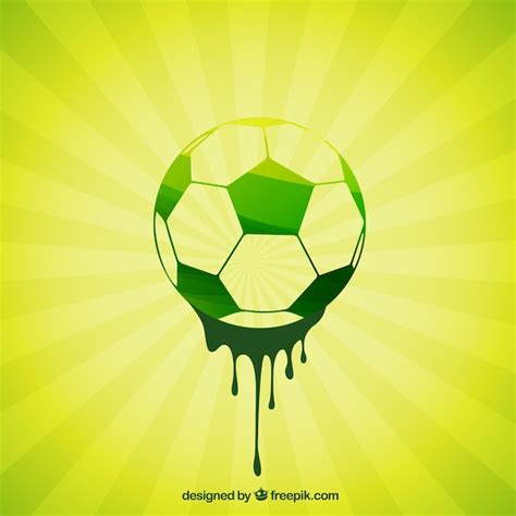 Mão bola de futebol pintada | Vetor Grátis