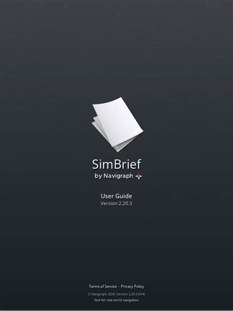 Simbrief Tutorial 的图像结果