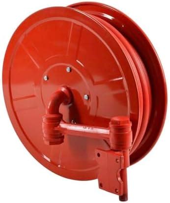 Fire Reel Drum with 20mm 30 m Hose and SS Heavy Duty Shut Off Nozzle ...