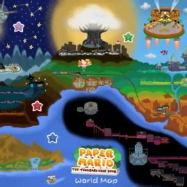 Thousand-Year Door World Map Accurate 的图像结果