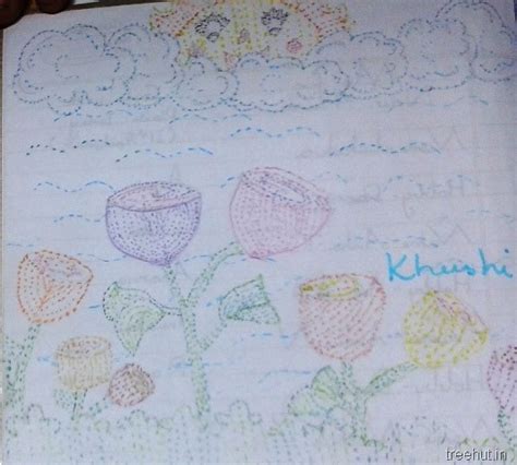 Colourful Dot Art Pictures by Kids