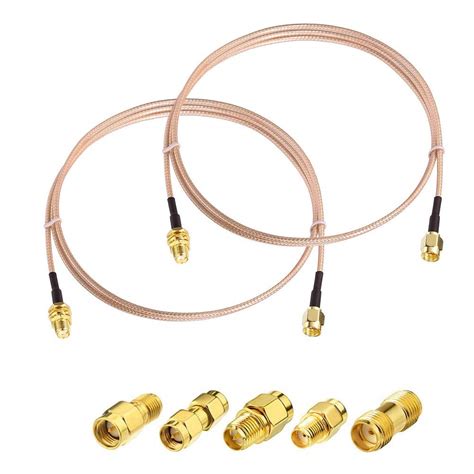 Buy SUPERBAT SMA Male to SMA Female RF Coaxial Coax Cable 12inches ...