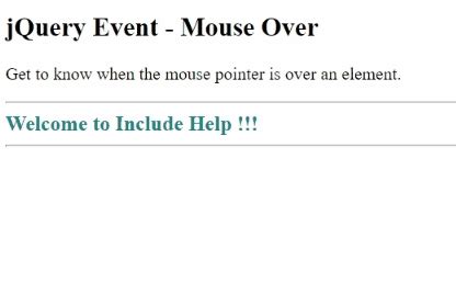 Image result for Javascrit Mouse Over Example