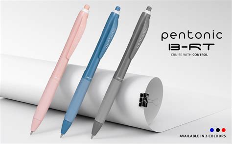 Pentonic B-RT Shades 0.7 mm Ball Point Pen Box Pack | Black Ink, Pack ...