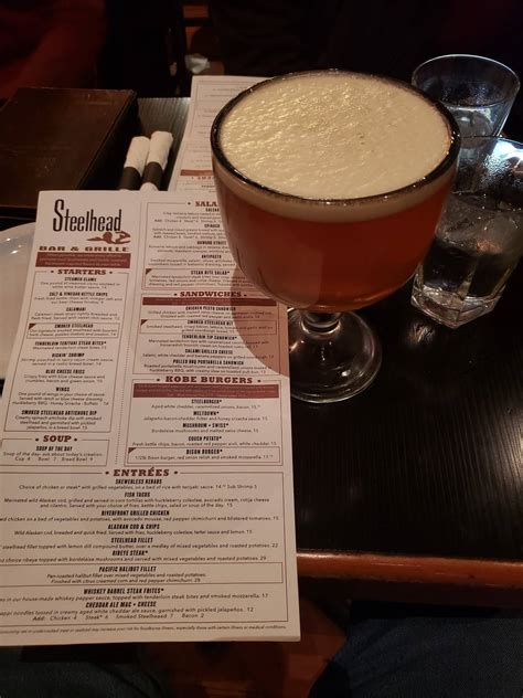 Menu at Steelhead Bar & Grille, Spokane