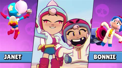 Janet la voladora y Bonnie la cañón, nuevas brawlers de Brawl Stars