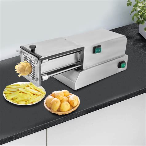 Miumaeov Electric French Fry Cutter Professional Stainless Steel Potato ...
