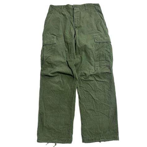 60s 1968 US ARMY ジャングルファティーグパンツ 【SMALL-REG】リップストップ JF-223 | BACK IN THE ...