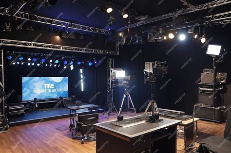 Premium Photo | Life s a Stage Part 3 TV Production studio