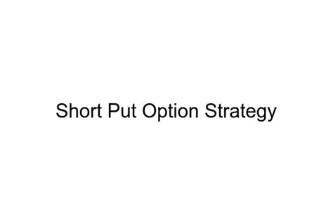 Image result for Short Put Option