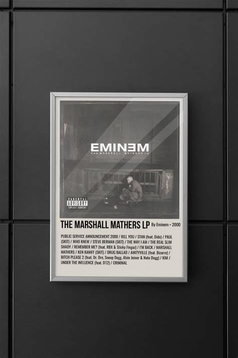 The Marshall Mathers Lp 1 Album Cover
