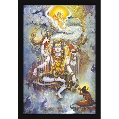 Mad Masters Lord Shiva Hindu God Shiv Bhagwan Painting Hanging Photo ...