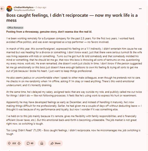 Woman claims ‘married’ boss made her ‘work life a mess’ after she ...