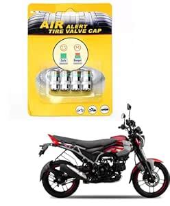 ADWAIT Bike SCOOTY AIR Alert TYRE Valve Cap Tire Valve Caps for TVS ...