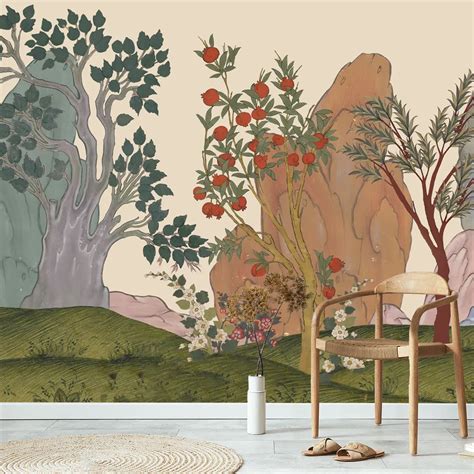 Verdant Valley Wallpaper Designed for Rooms | Life n Colors