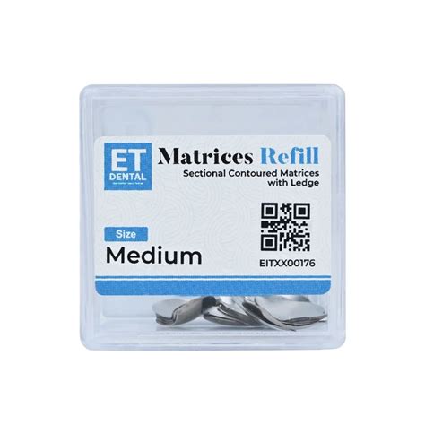 Buy ET Dental Sectional Contoured Matrices Refill – Oralkart