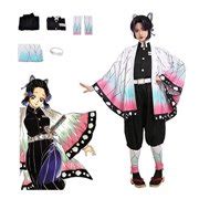 Buy QZBON Kochou Shinobu Cosplay Costume Suit Demon Slayer - Japanese ...