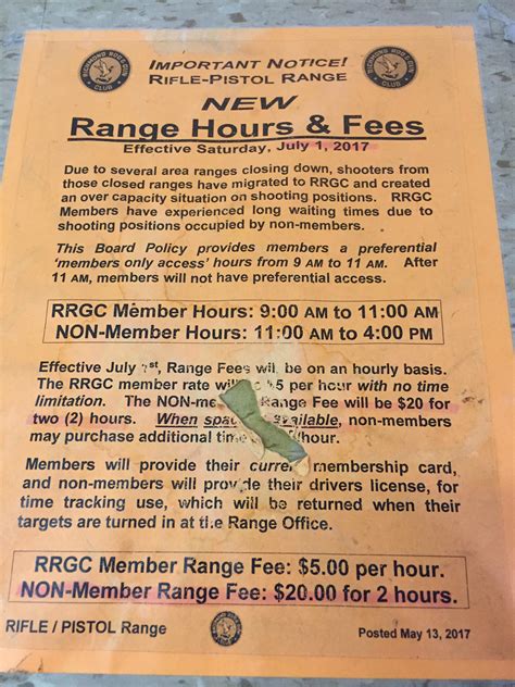 Richmond Rod and Gun Club July 1st range changes : r/CAguns
